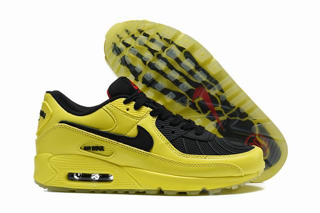 (image for) Nike Air Max 90 Zest T90 Laser HJ0624-758 Yellow Black Men's Shoes-8